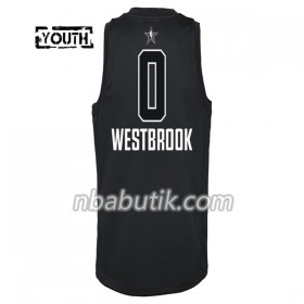 NBA Børn Trøje Oklahoma City Thunder Russell Westbrook 0 2018 All Star Jordan Brand Sort Swingman